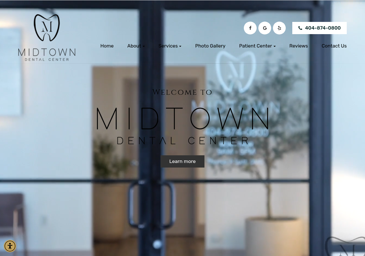 Screenshot of Dentist in Midtown Atlanta GA | Midtown Dental Center