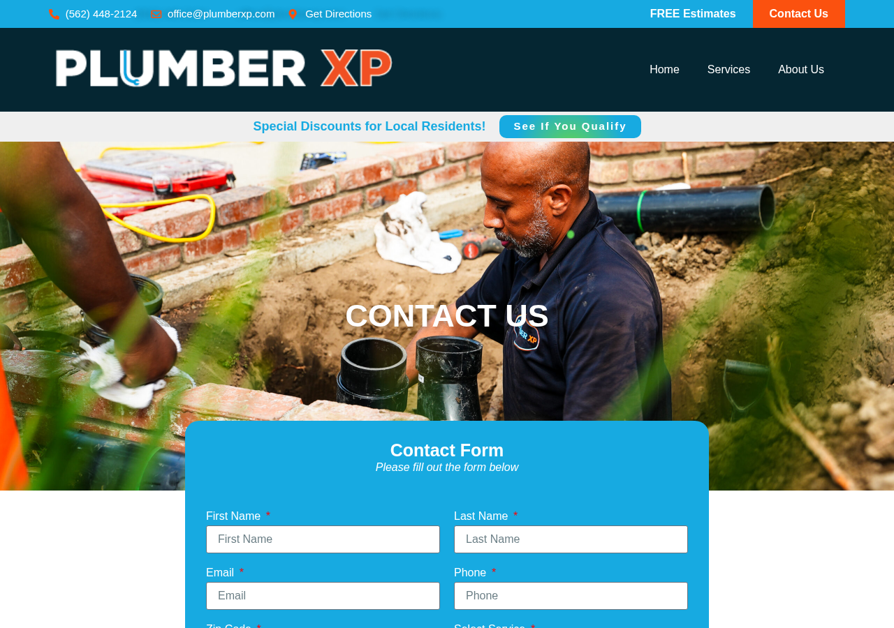 Screenshot of Contact Us – PlumberXP