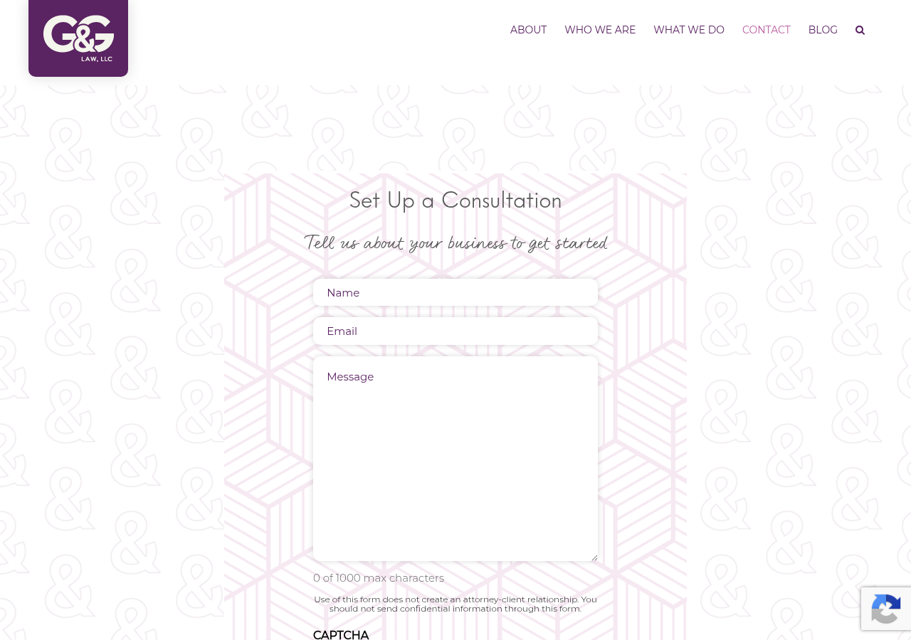 Screenshot of Contact - G&G Law Offices