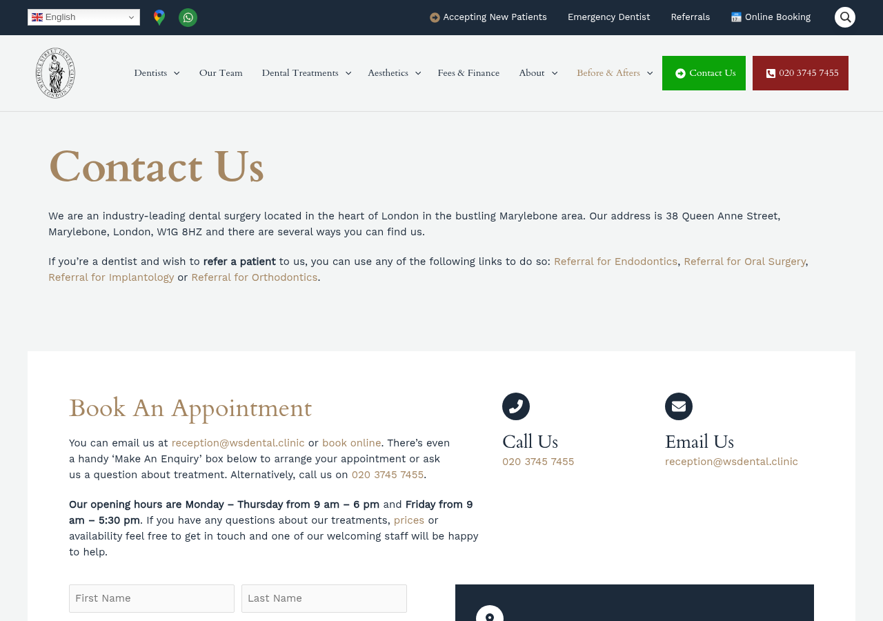 Screenshot of Book Dentist appointment online @ Wimpole Street Dental Clinic Google Reviews