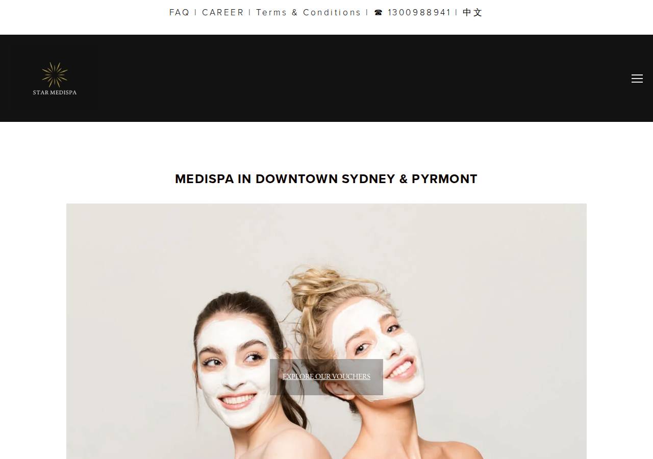Screenshot of Medispa | Pyrmont & Sydney CBD | Star Medispa
