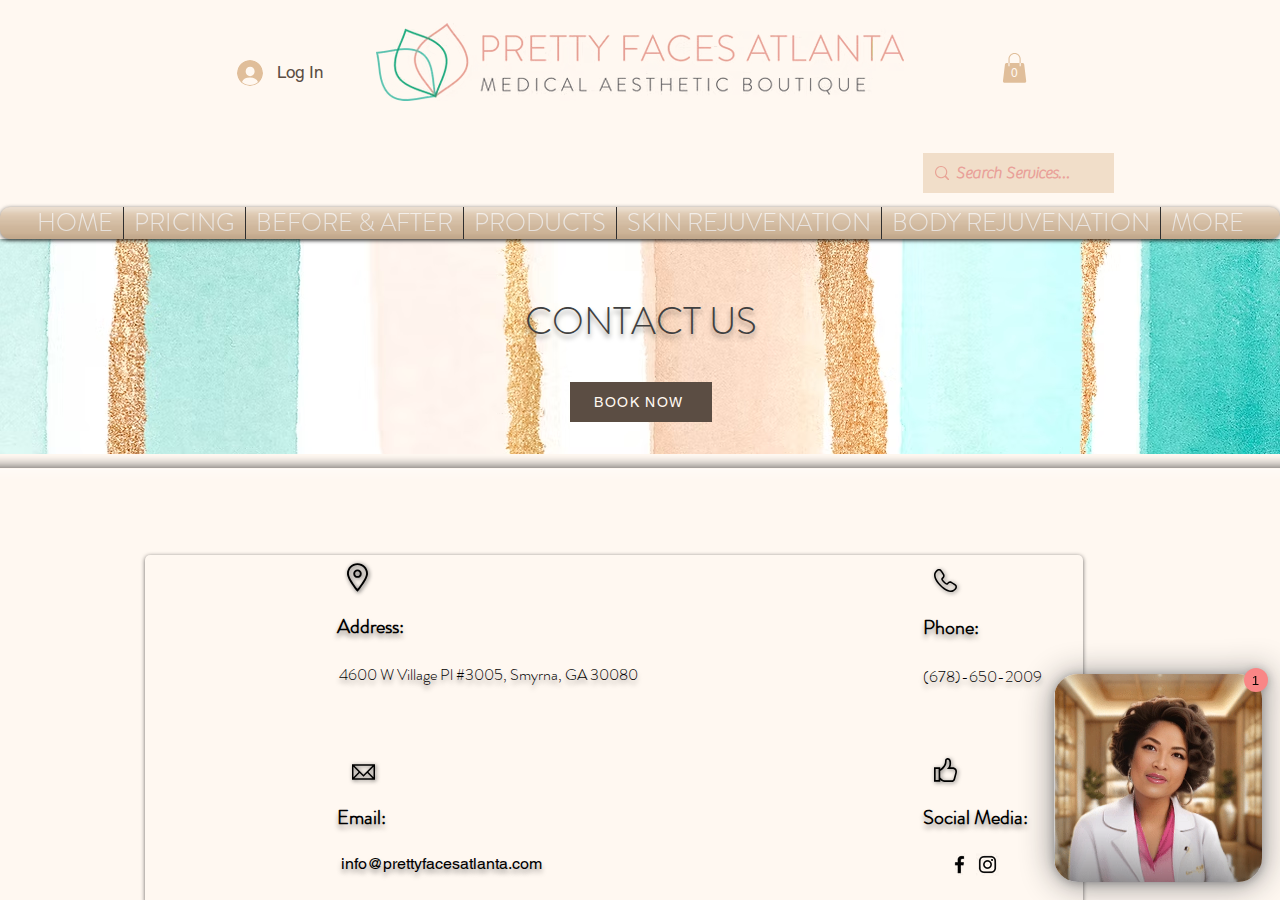 Screenshot of CONTACT | Prettyfacesatlanta