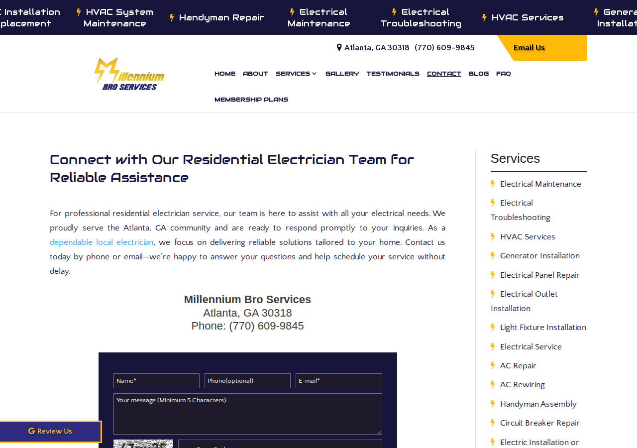 Screenshot of Contact a Residential Electrician – Atlanta , GA 30318