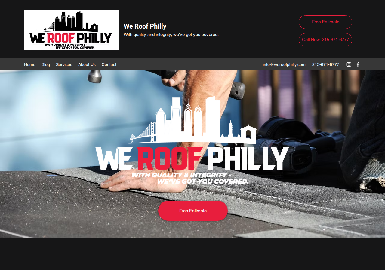 Screenshot of Philadelphia Roofers | We Roof Philly