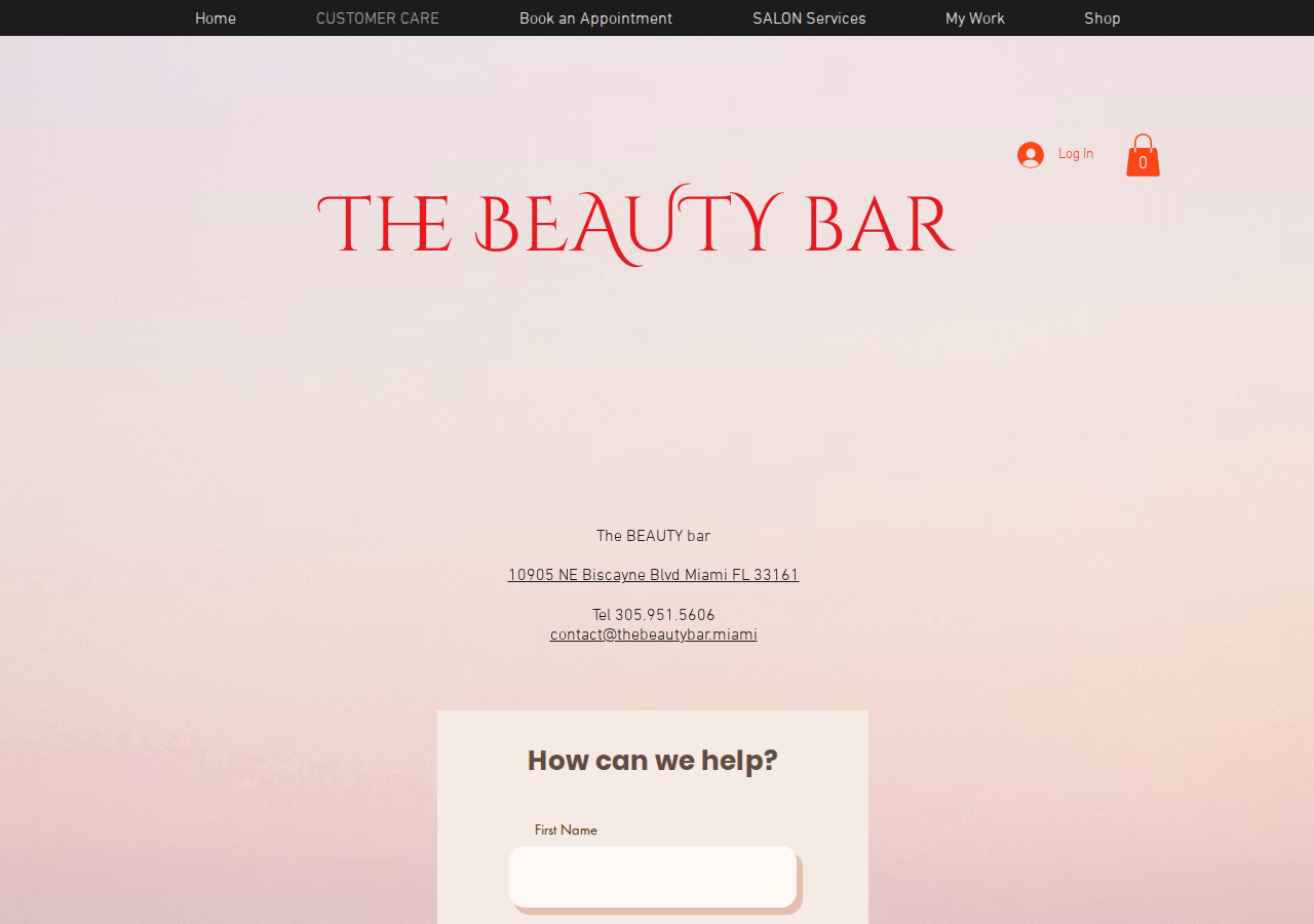 Screenshot of CONTACT | HAIR SALON