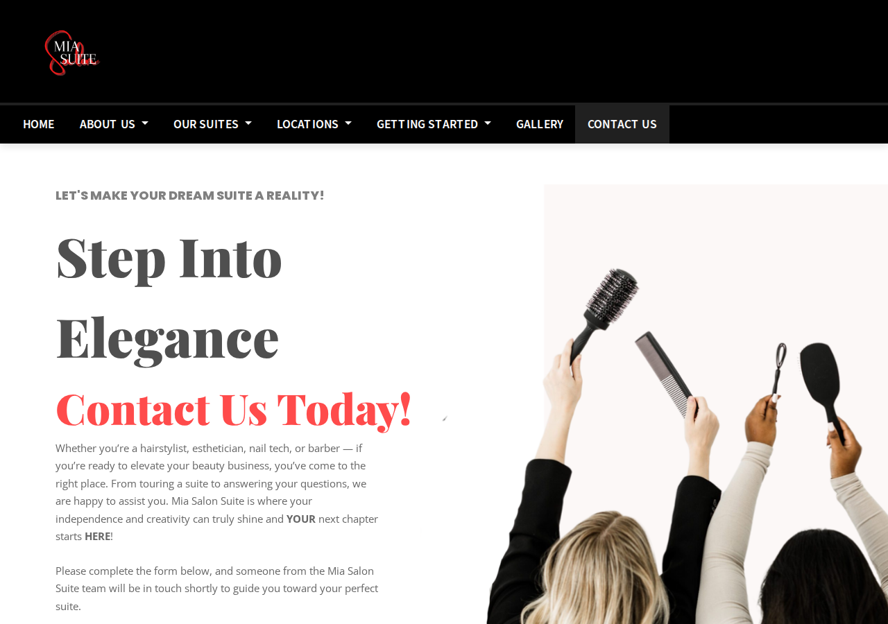 Screenshot of Contact Us -