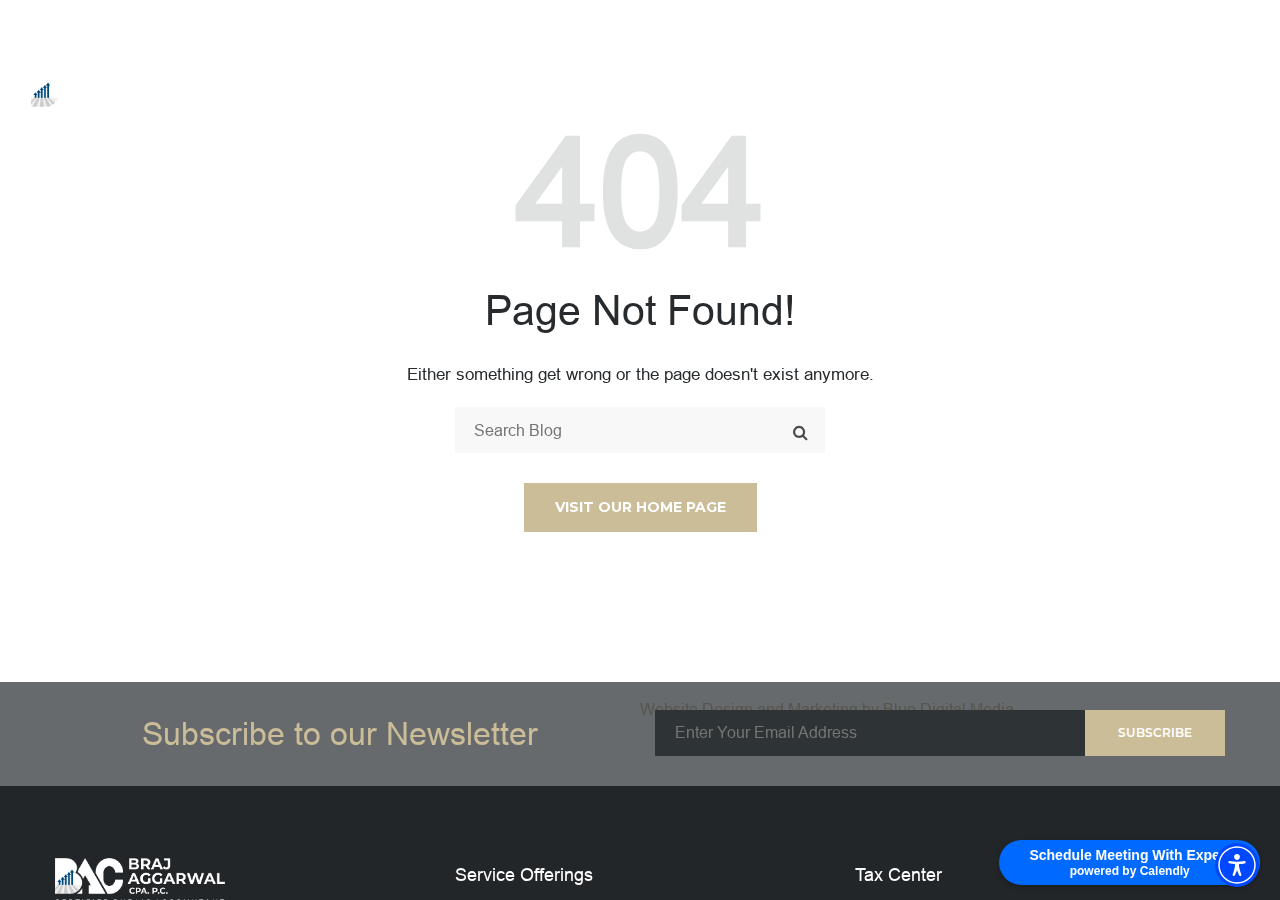 Screenshot of 404