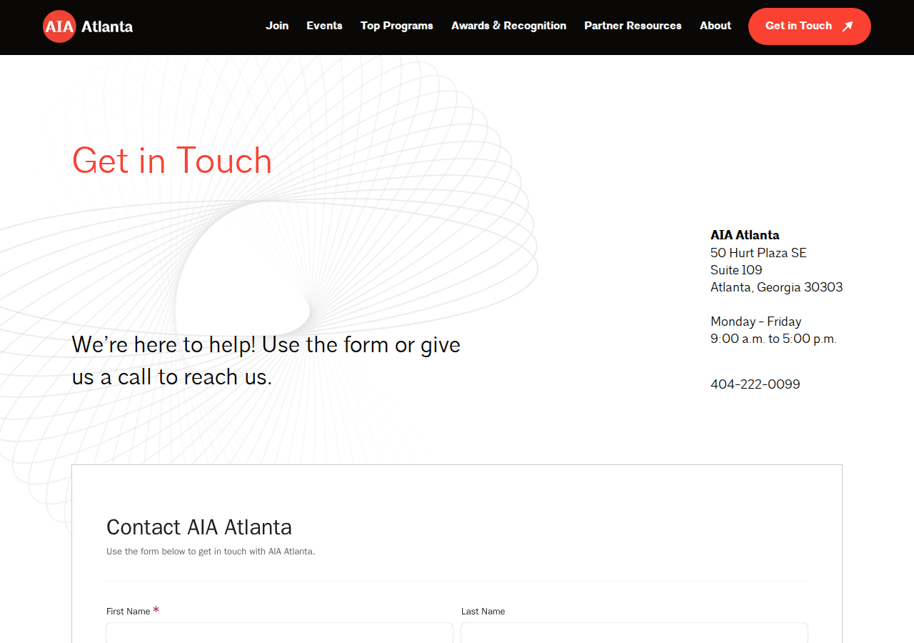 Screenshot of Contact AIA Atlanta | Connect with Us Today
