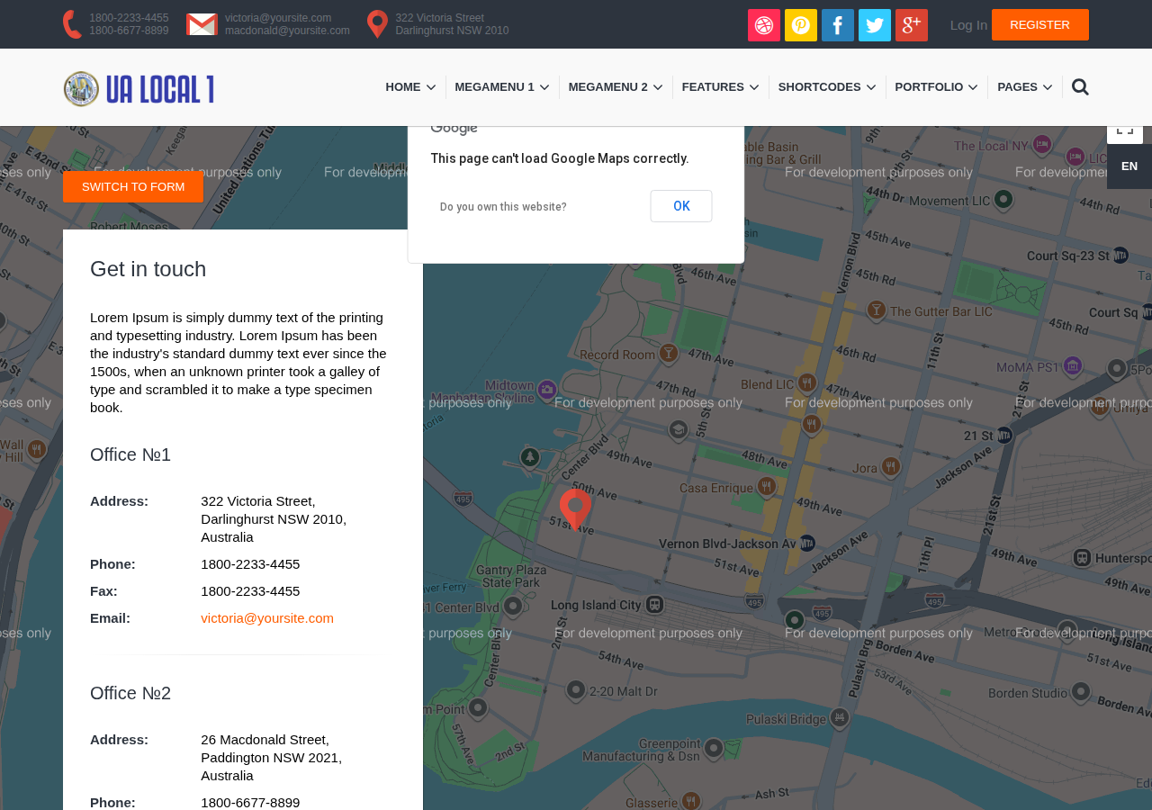 Screenshot of Jets - Contact us