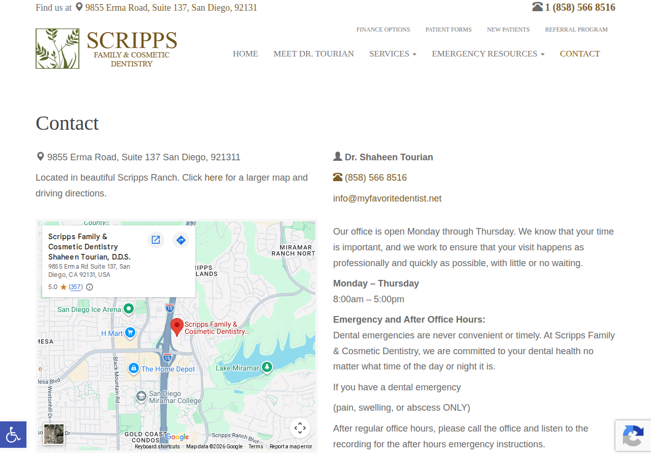Screenshot of Contact – San Diego Cosmetic Dentistry,Teeth Whitening,Dental ImplantsAccessibility ToolsIncrease TextDecrease TextGrayscaleHigh ContrastNegative ContrastLight BackgroundLinks UnderlineReadable FontReset