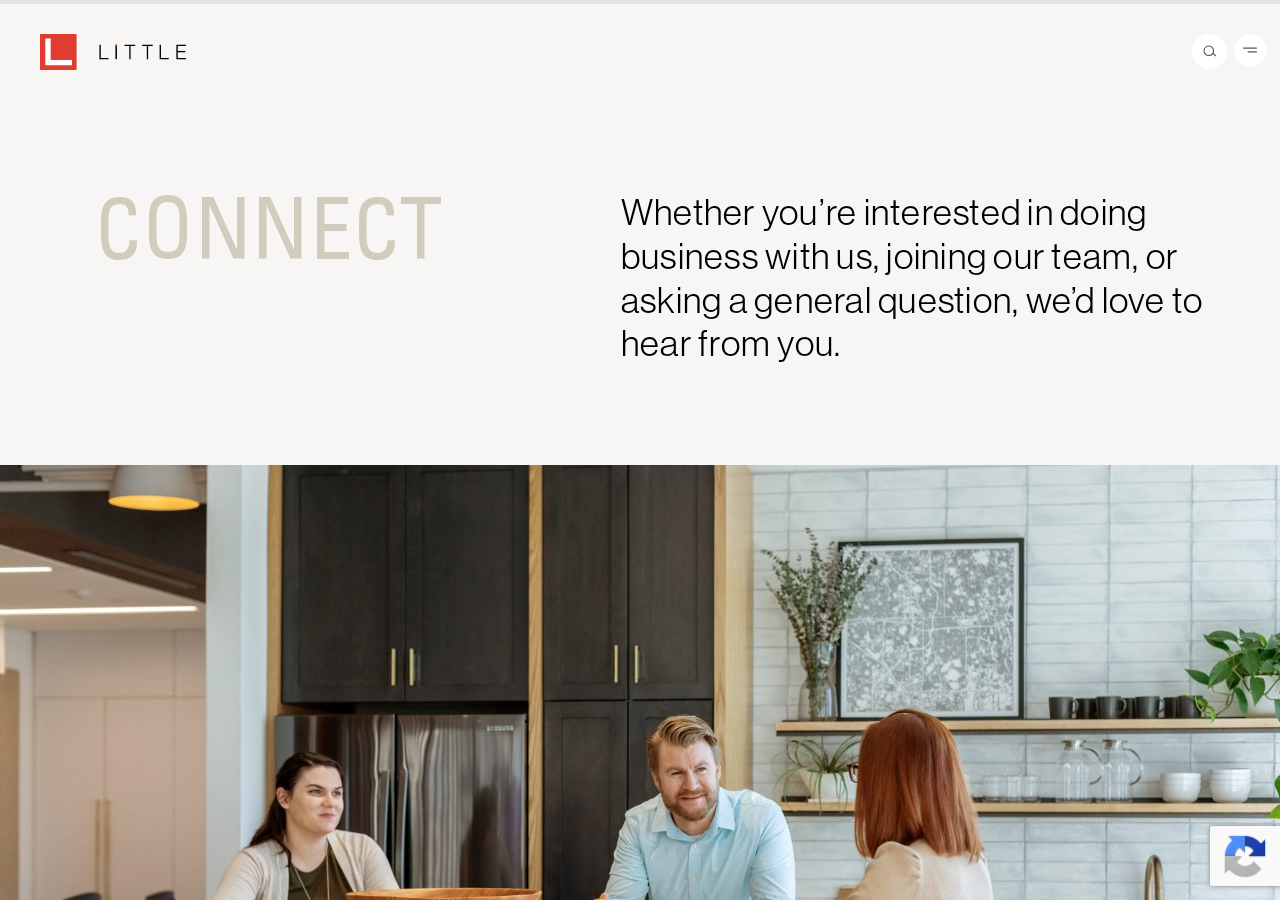 Screenshot of Connect | Little Diversified Architectural Consulting Firm
