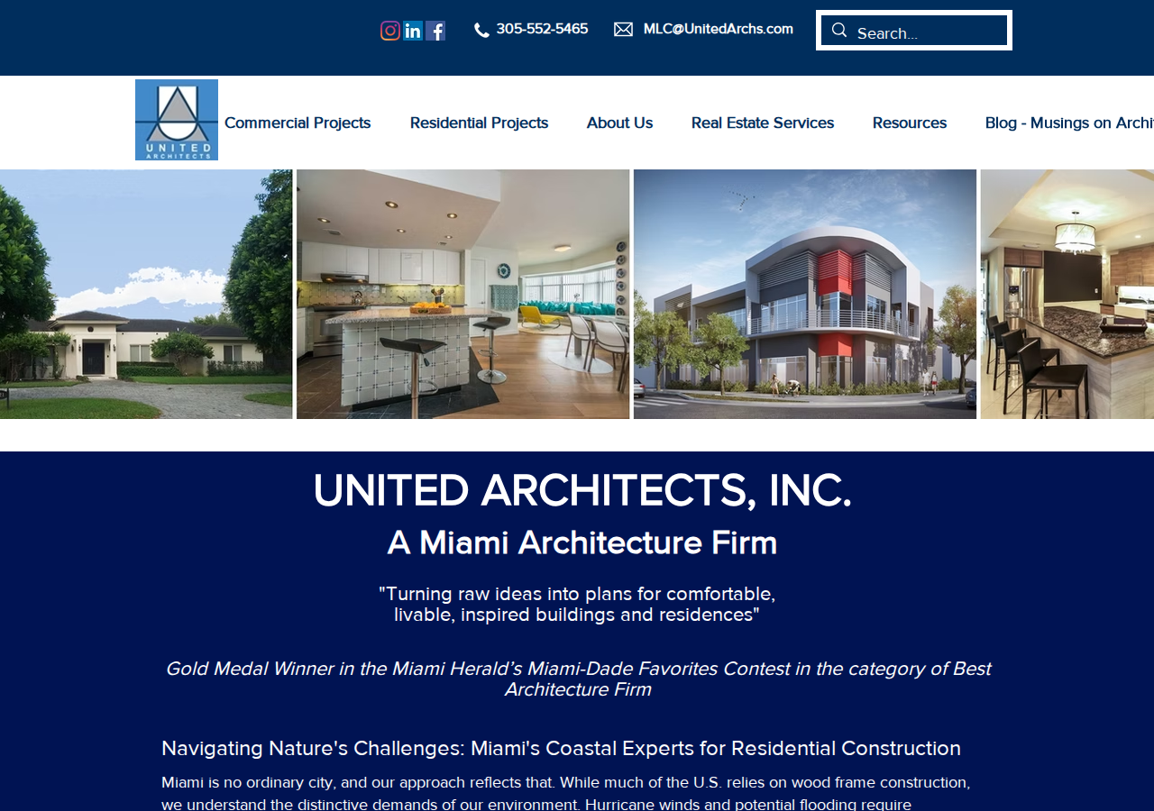 Screenshot of Miami Architect | United Architects Inc. – Top Designs in Miami, FL
