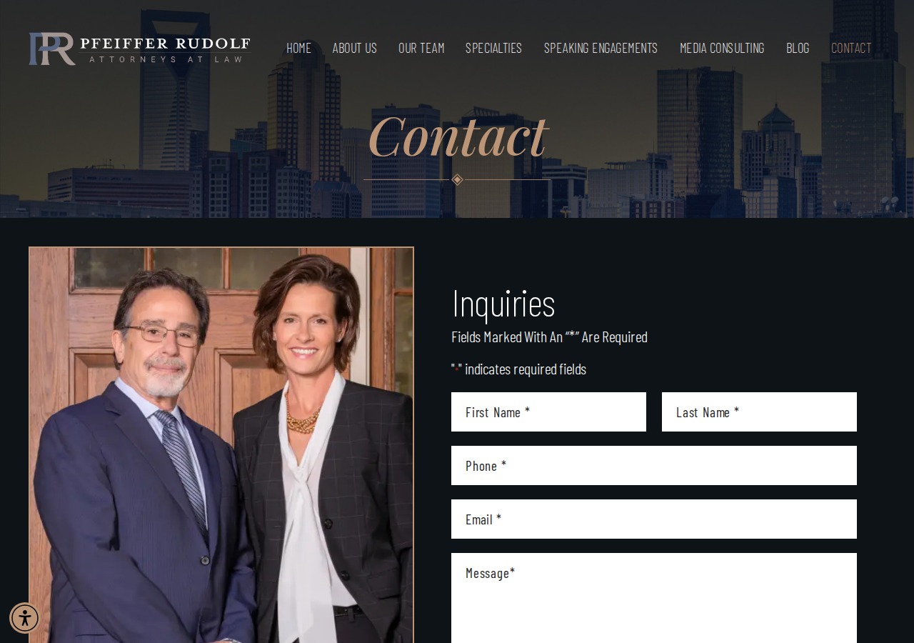 Screenshot of Contact - Pfeiffer Rudolf
