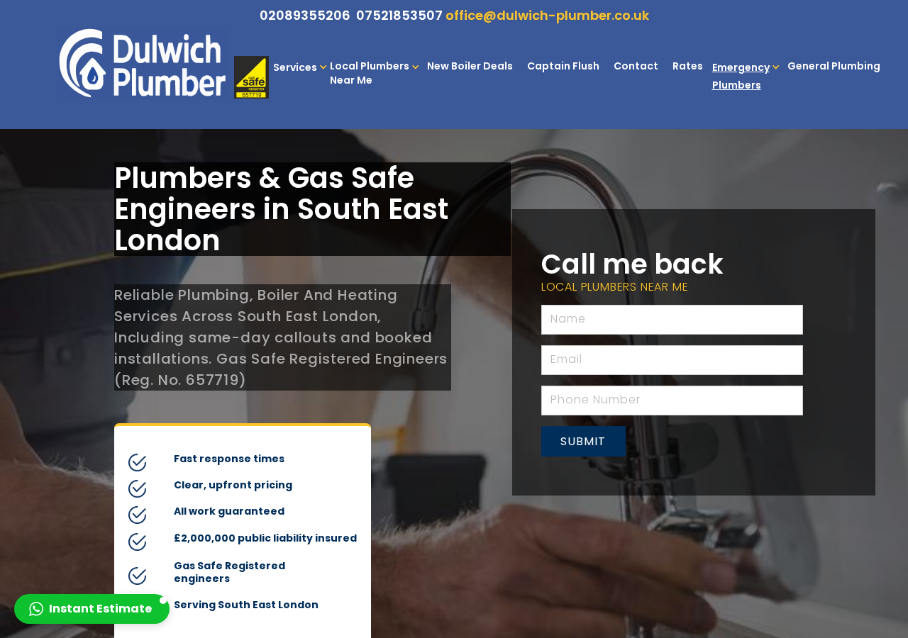 Screenshot of South East London Plumber | Boilers, Heating & General Plumbing