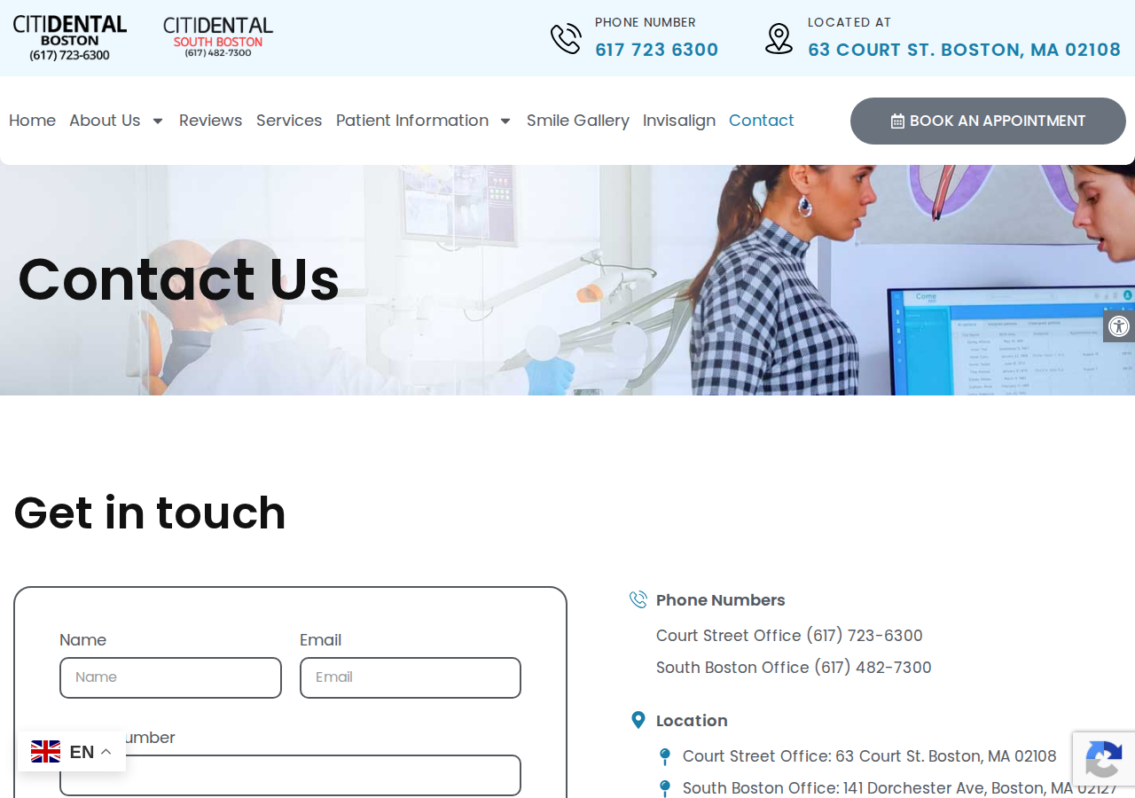 Screenshot of Contact Us | CITIDental BostonAccessibility ToolsIncrease TextDecrease TextGrayscaleHigh ContrastNegative ContrastLight BackgroundLinks UnderlineReadable FontReset
