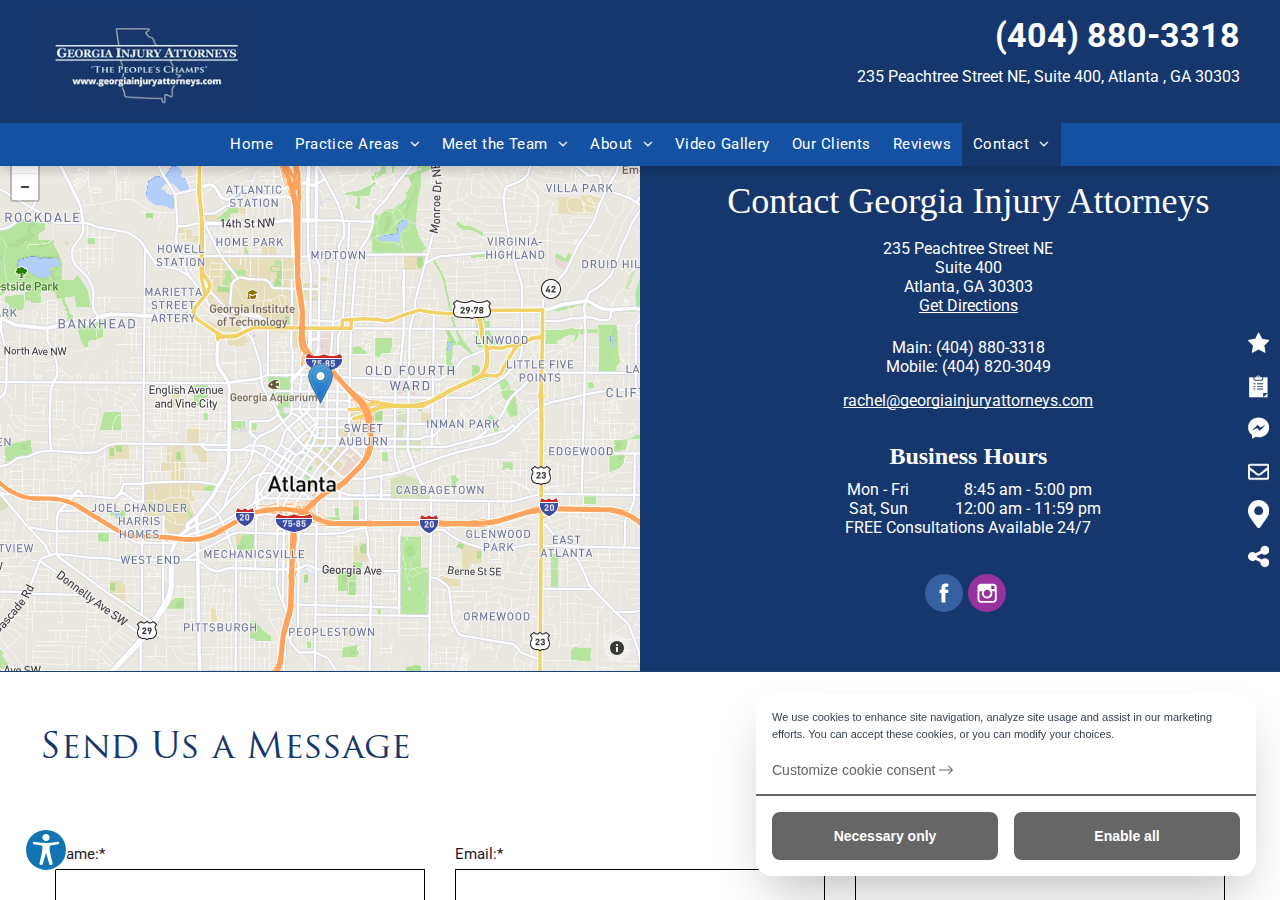 Screenshot of Contact Georgia Injury Attorneys | Atlanta, GA
  
  CloseClose