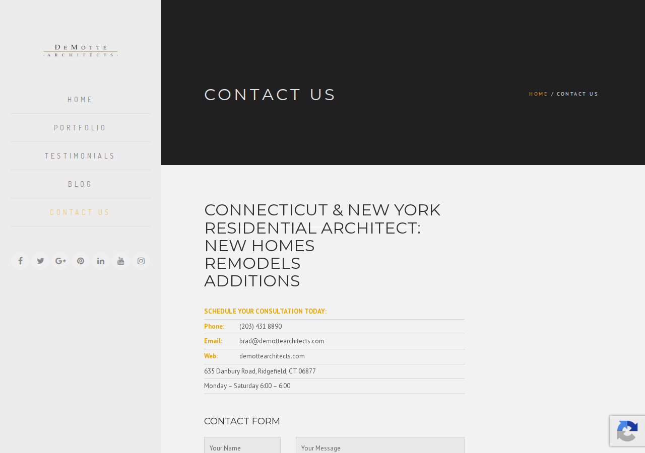 Screenshot of Connecticut Architect | New York Architect | DeMotte Architects