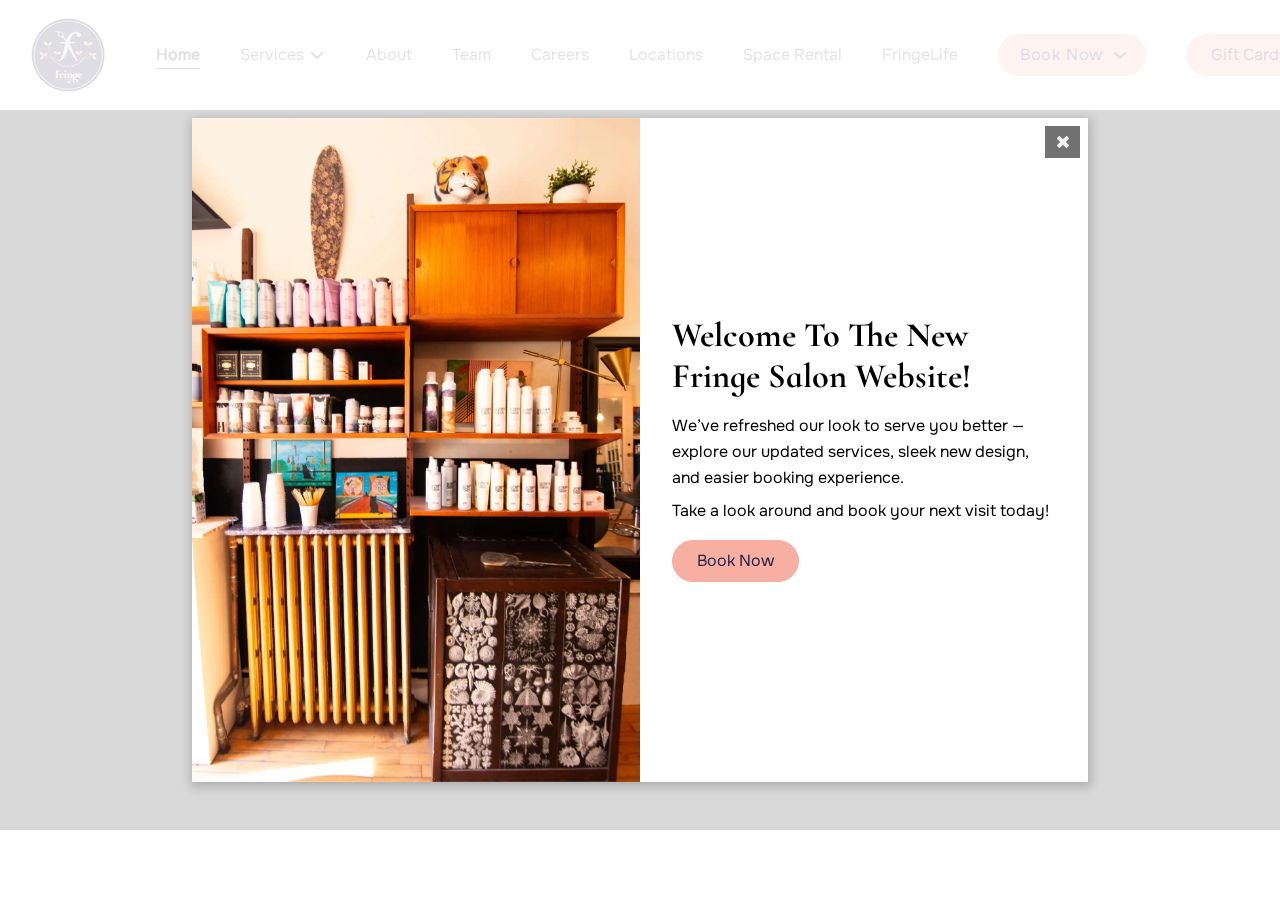 Screenshot of Fringe Salon NY – Haircuts, Color & Styling | LES & Brooklyn