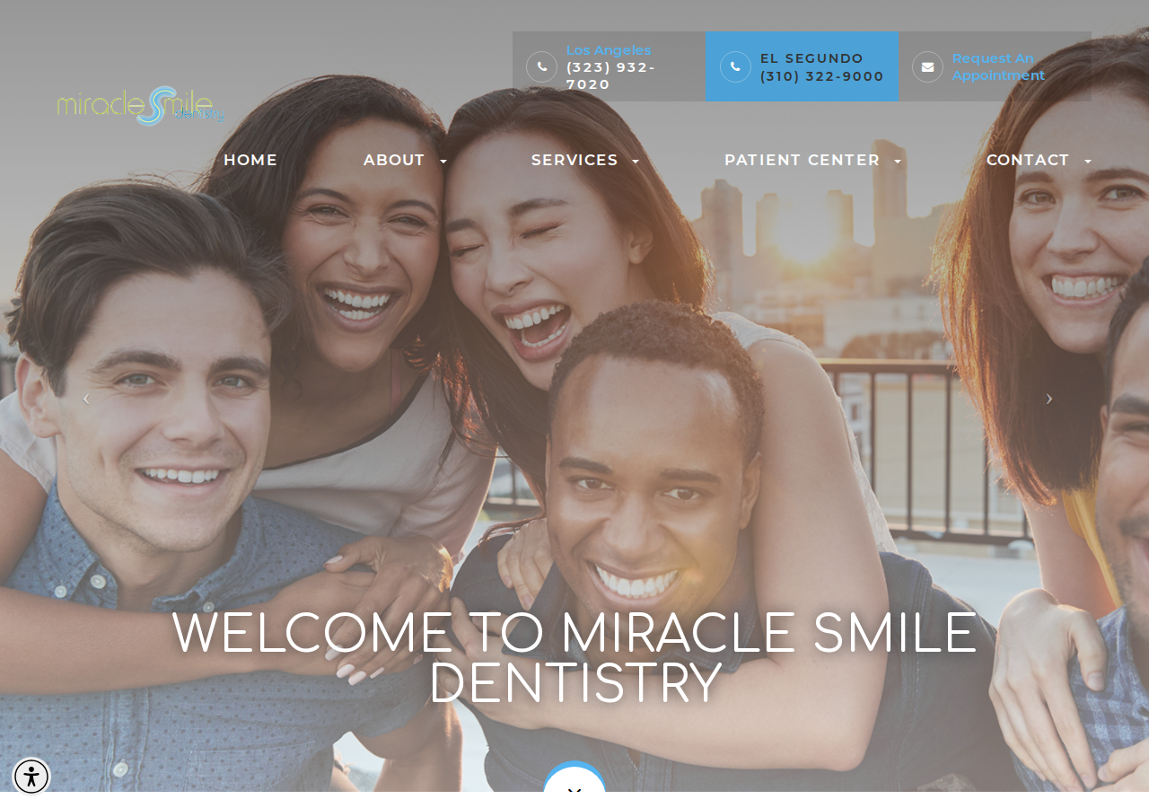 Screenshot of Dentist in Los Angeles CA & El Segundo CA