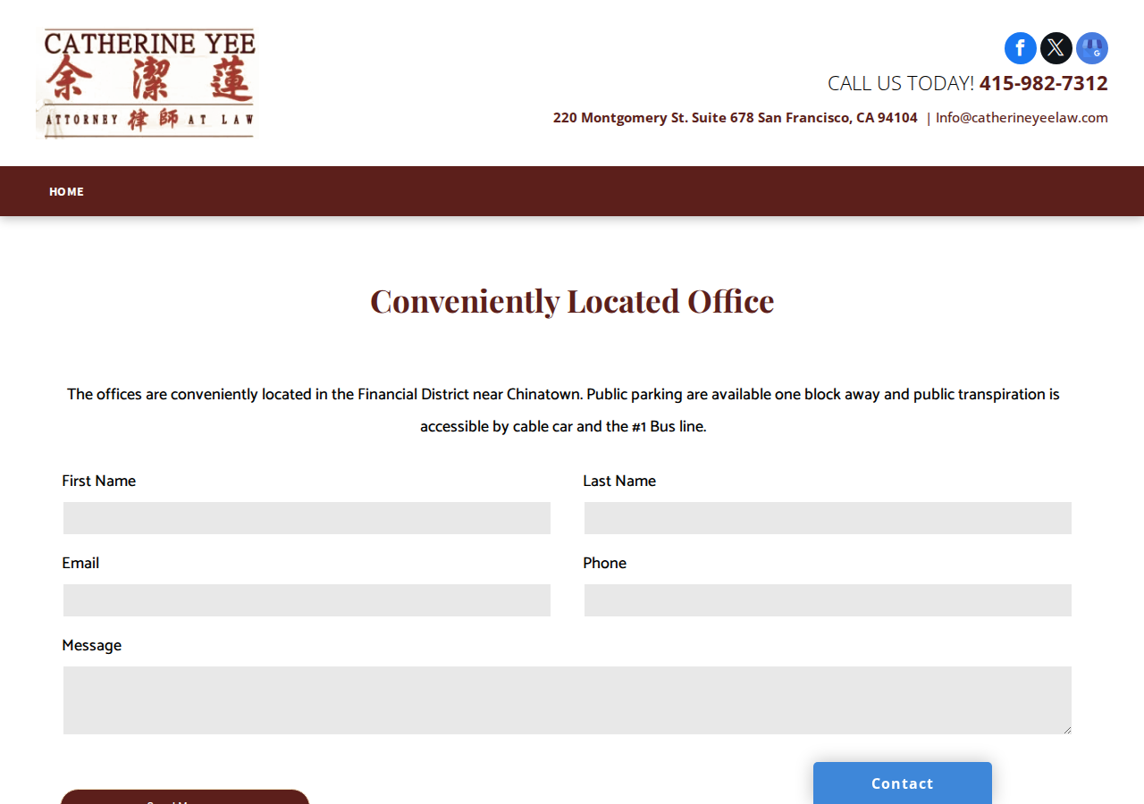 Screenshot of Law Office | San Francisco, CA | Catherine Yee Attorney At Law