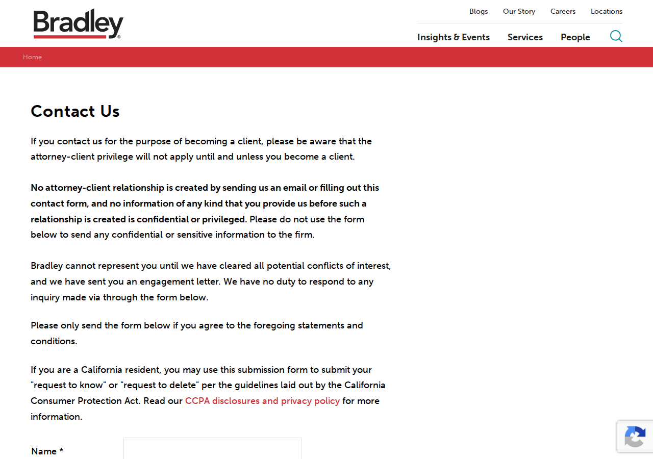 Screenshot of Bradley