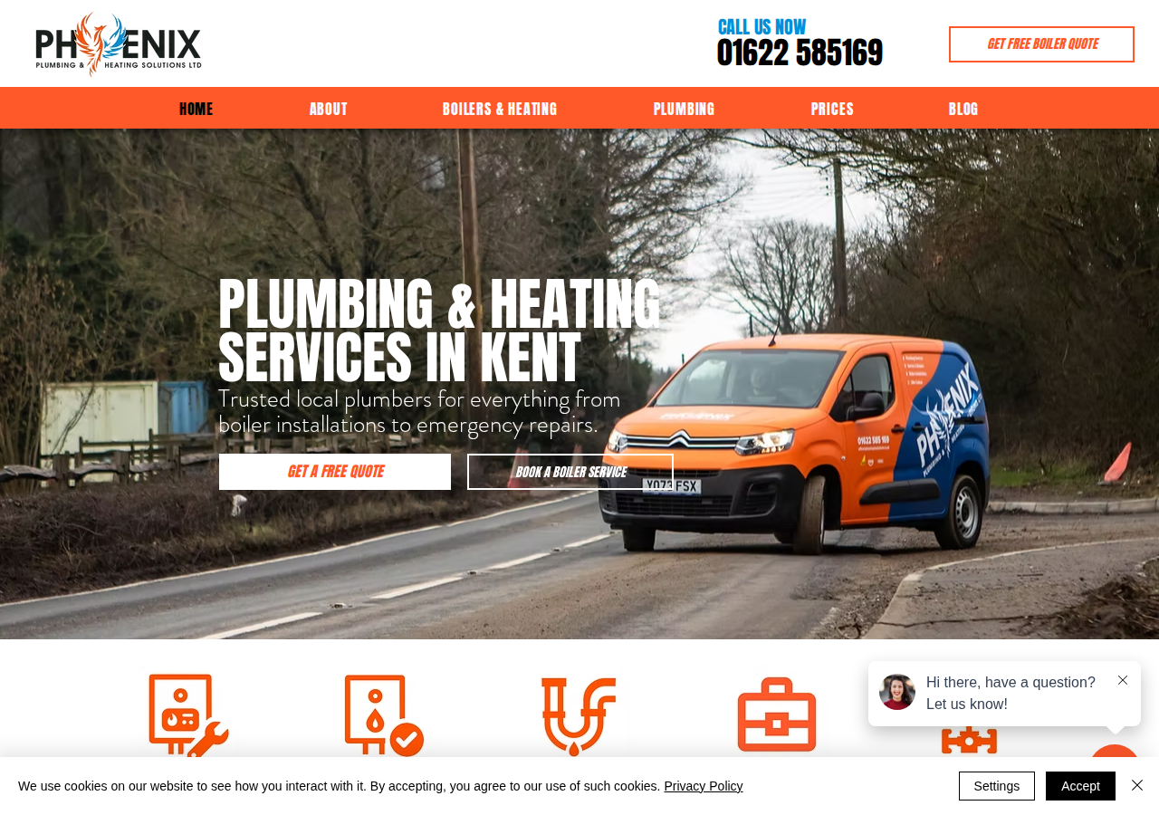Screenshot of Phoenix Plumbing & Heating Solutions Maidstone | Boilers & Emergency Plumbers