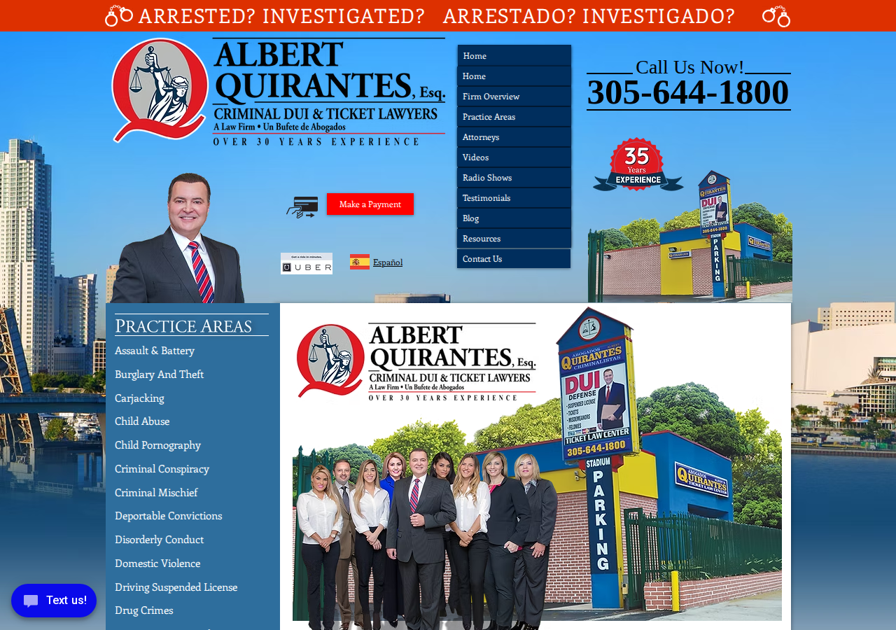 Screenshot of Contact Top Criminal Lawyer in Miami - Criminal Defendant