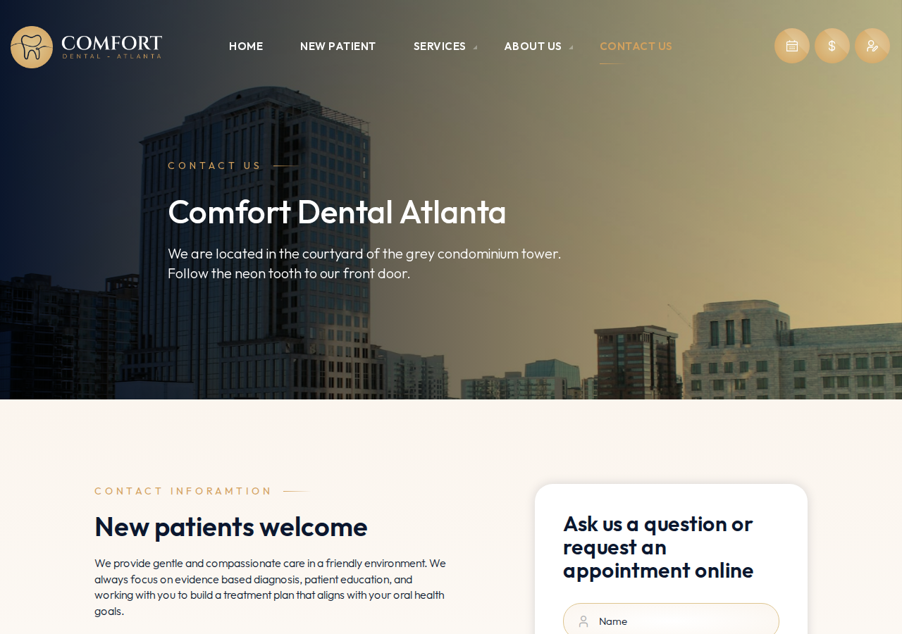 Screenshot of Contact Comfort Dental Atlanta and Enhance Your Smile - Comfort Dental