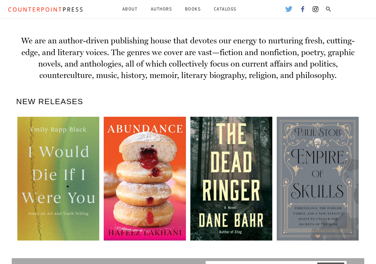 Screenshot of www.counterpointpress.com