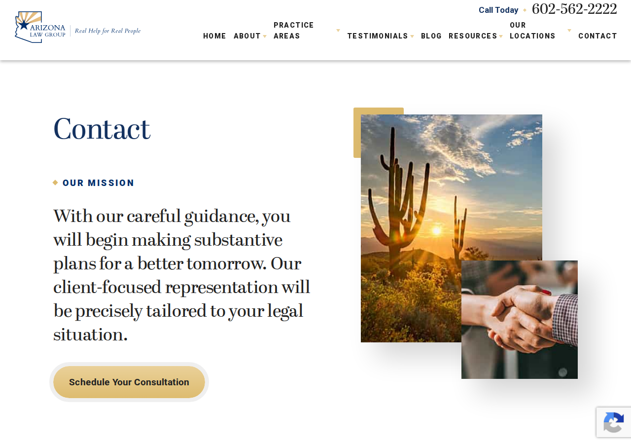 Screenshot of Contact