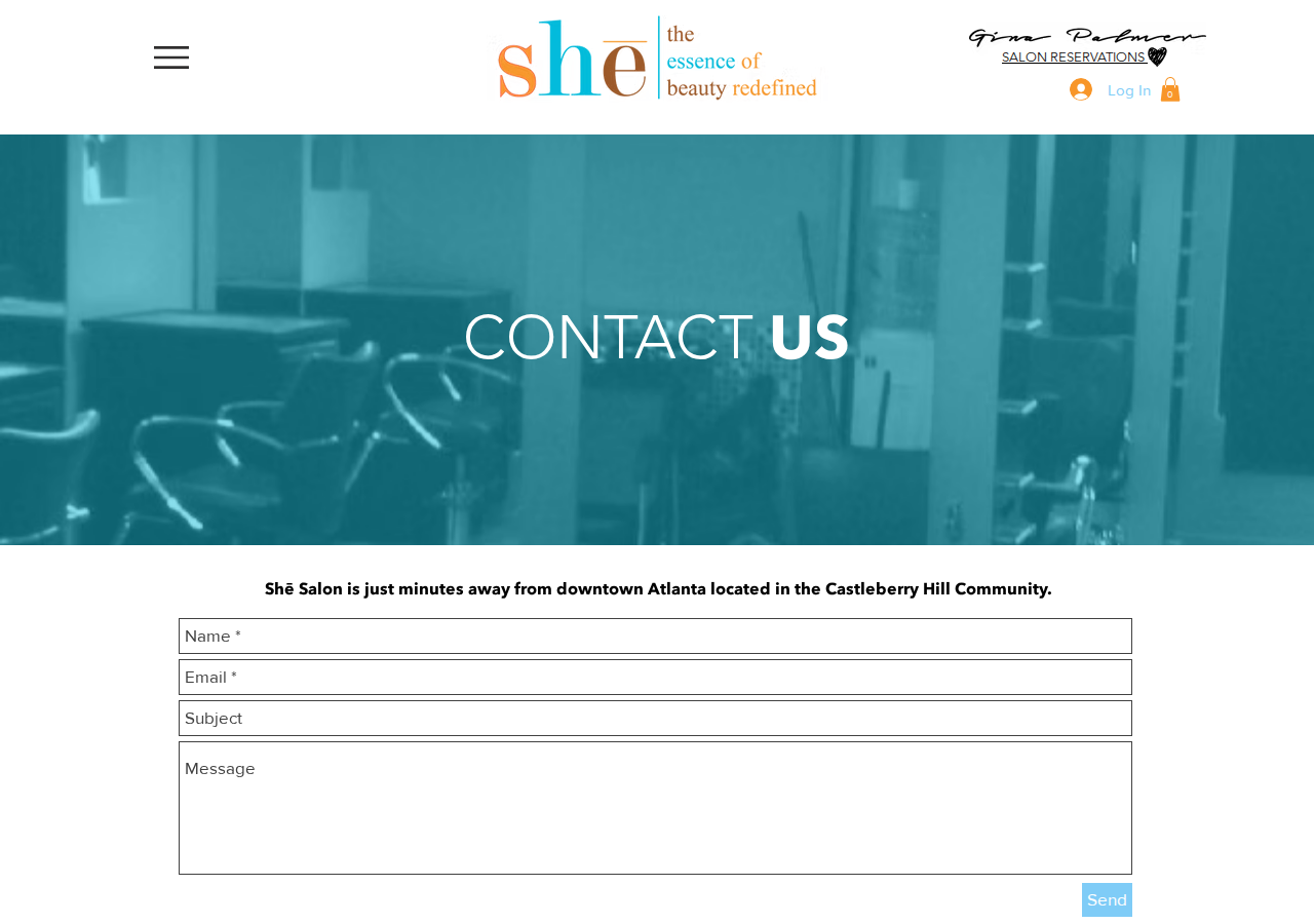 Screenshot of Contact Us | Atlanta | Shē Salon