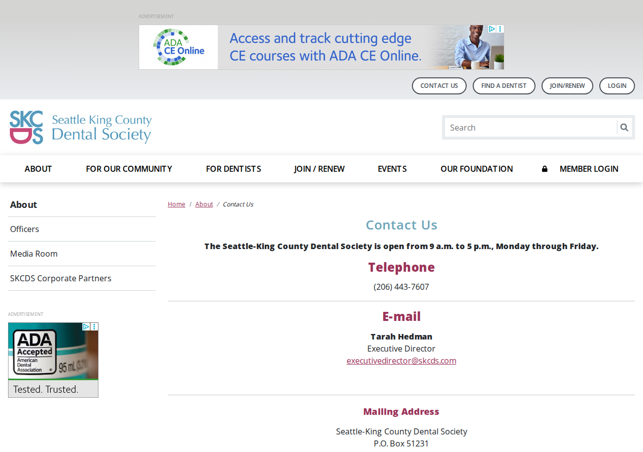 Screenshot of Contact Us | SOCIETY NAME
