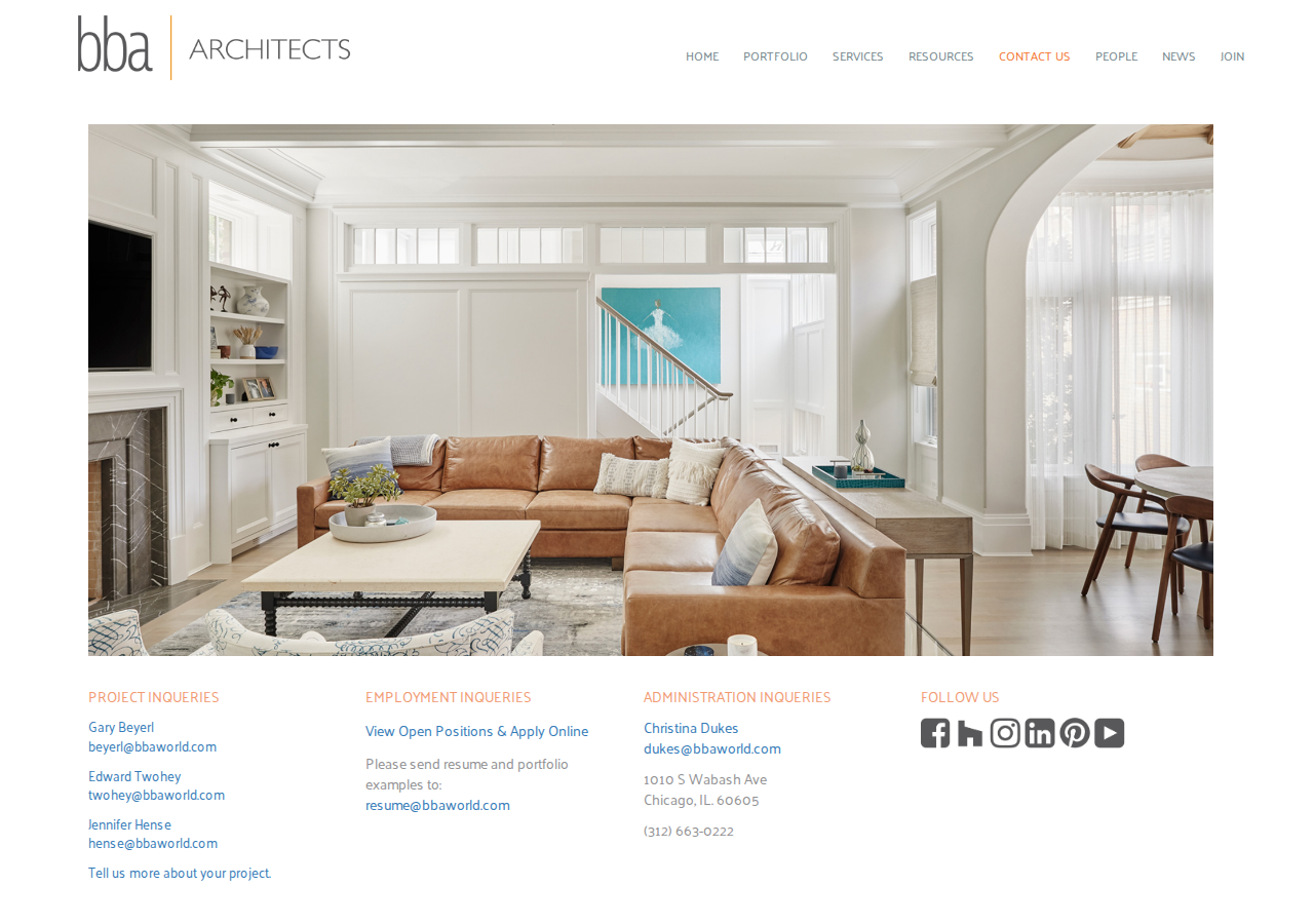 Screenshot of Contact