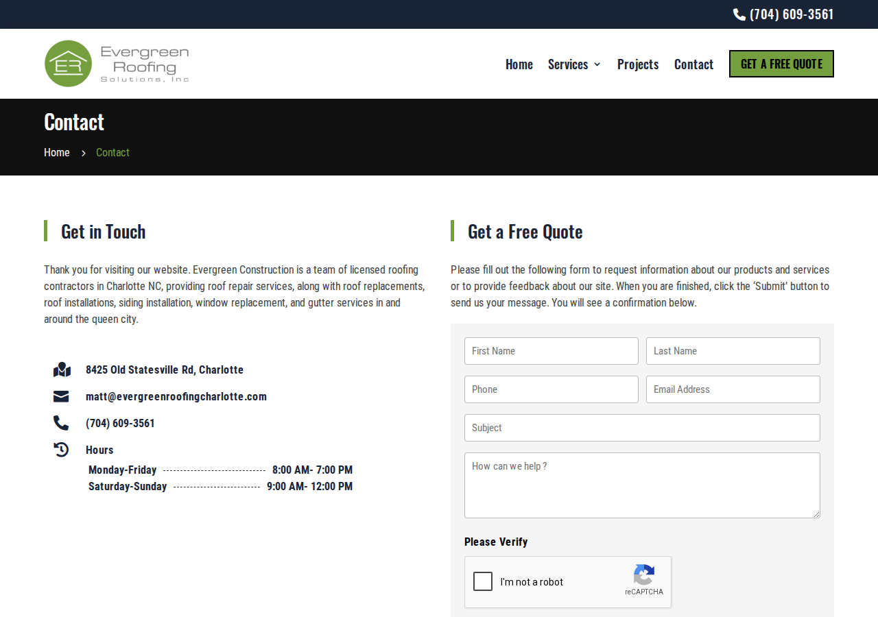 Screenshot of Get A Quote That Is Accurate & Fair With Evergreen