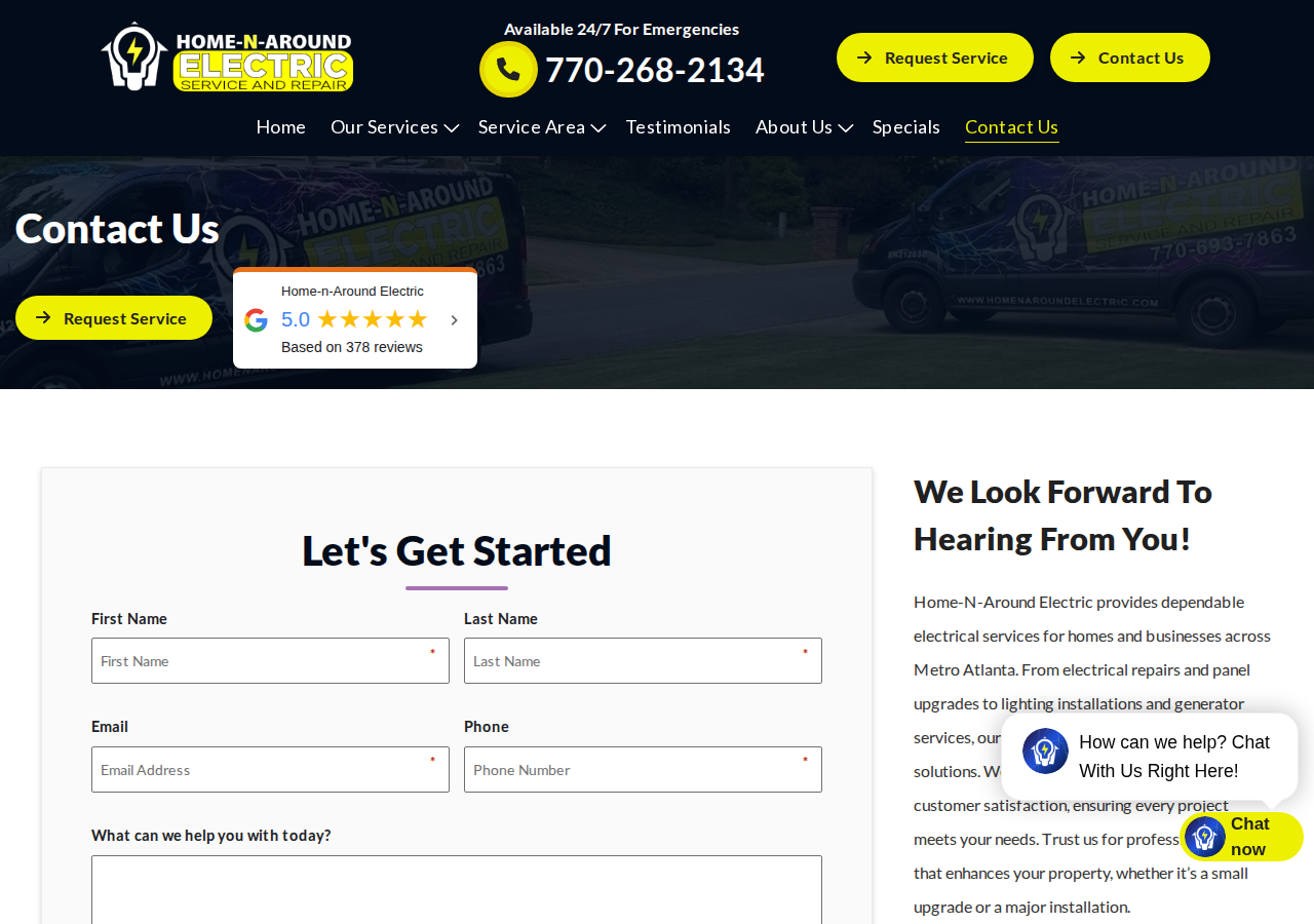 Screenshot of Contact Home-N-Around Electric