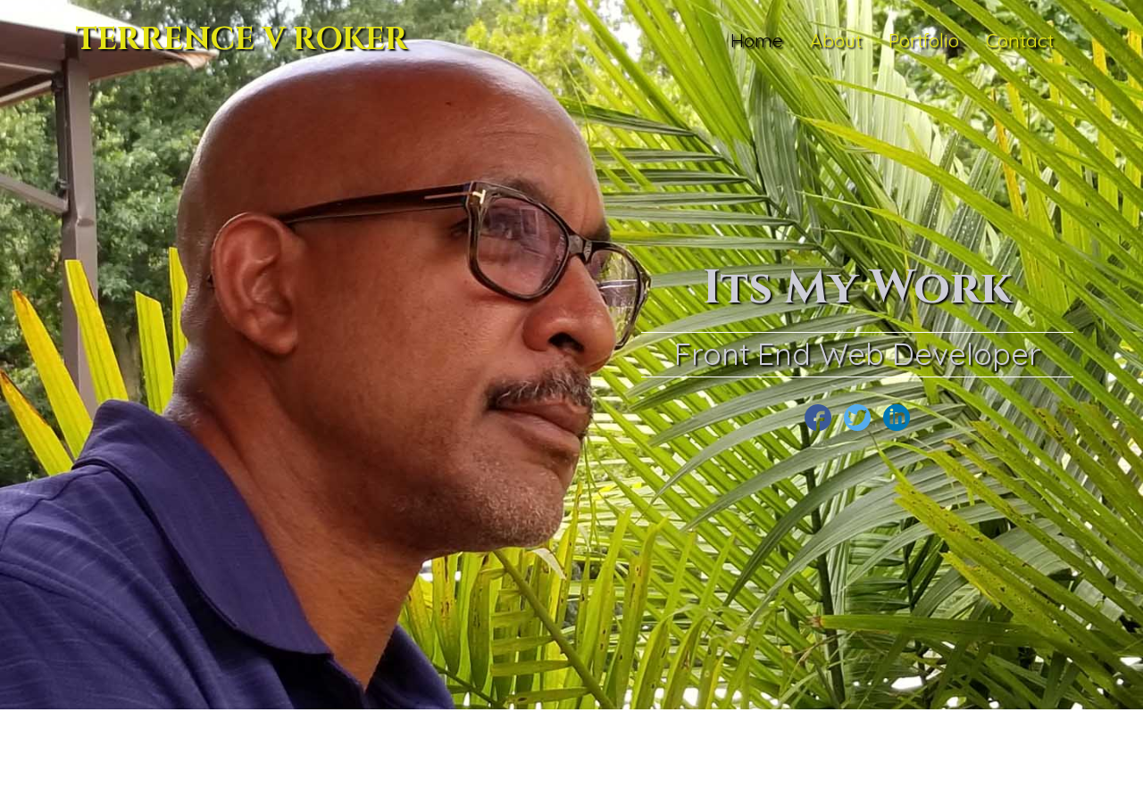 Screenshot of Terrence V Roker Web Designer