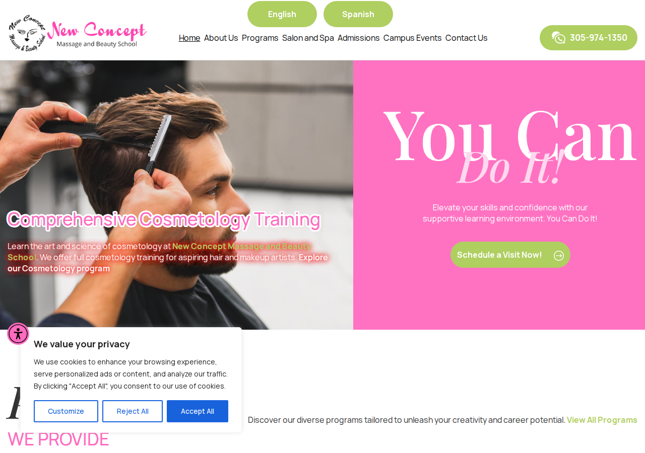 Screenshot of Cosmetology School in Miami, Florida