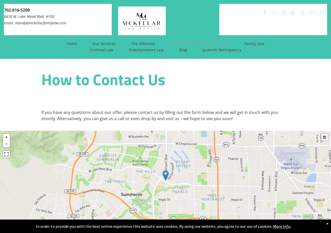 Screenshot of Summerlin area, and Northwest Las Vegas