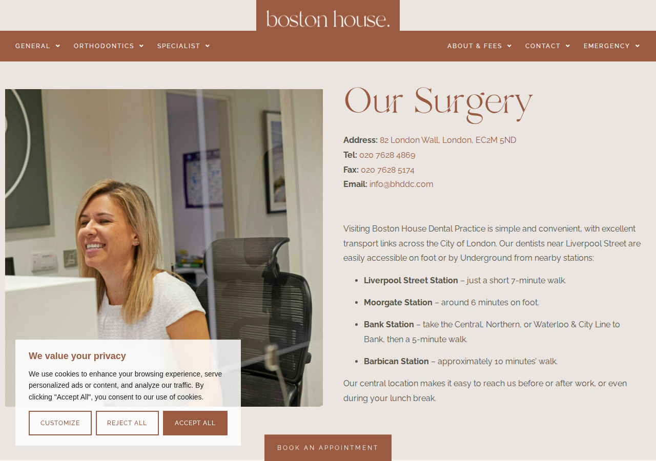 Screenshot of Contact Us - Modern Dental Clinic in the Heart of London