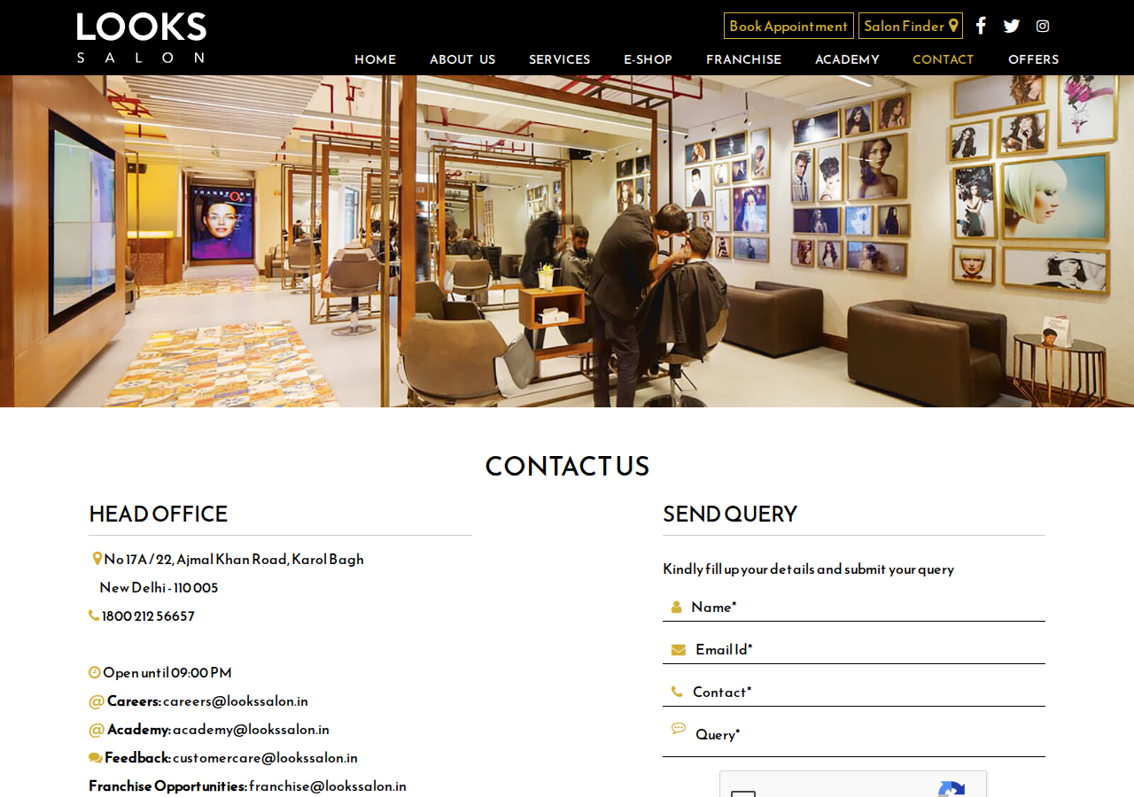 Screenshot of Looks Salon, Delhi – 85+ Unisex Salons across India | Contact Us
