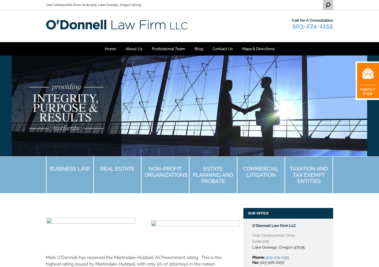 Screenshot of Real estate, mergers, acquisitions, corporate, business law, asset planning, wills, trusts, taxation, tax exempt entities