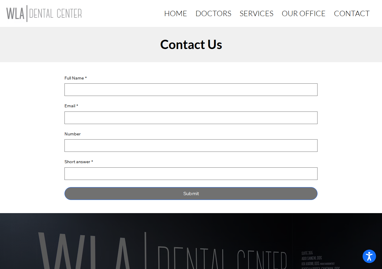 Screenshot of Contact | WLA Apr 24