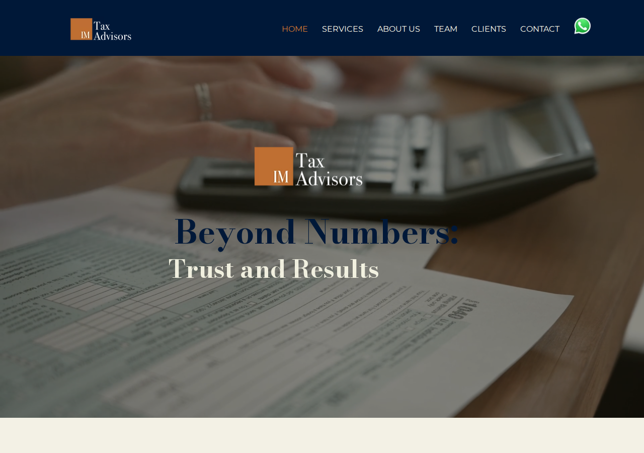Screenshot of HOME | IM TAX ADVISORS
