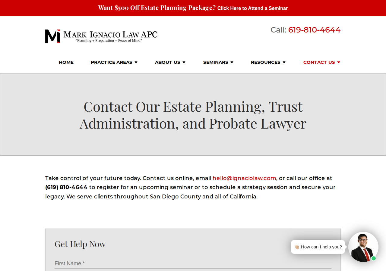Screenshot of Contact Us | Mark Ignacio Law, APC