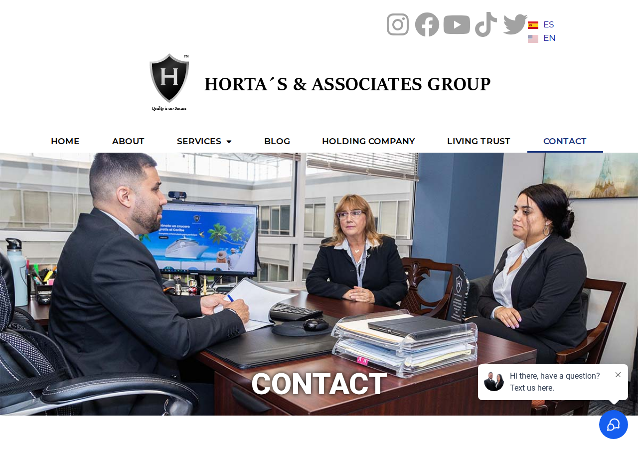 Screenshot of Horta’s & Associates Group - Tax Miami - Accounting Miami