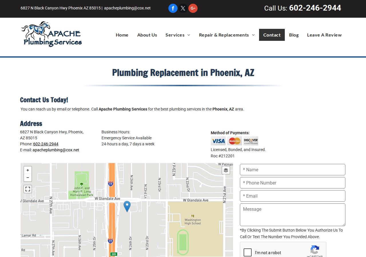 Screenshot of Plumbing Contractors | Phoenix, AZ | Apache Plumbing Services