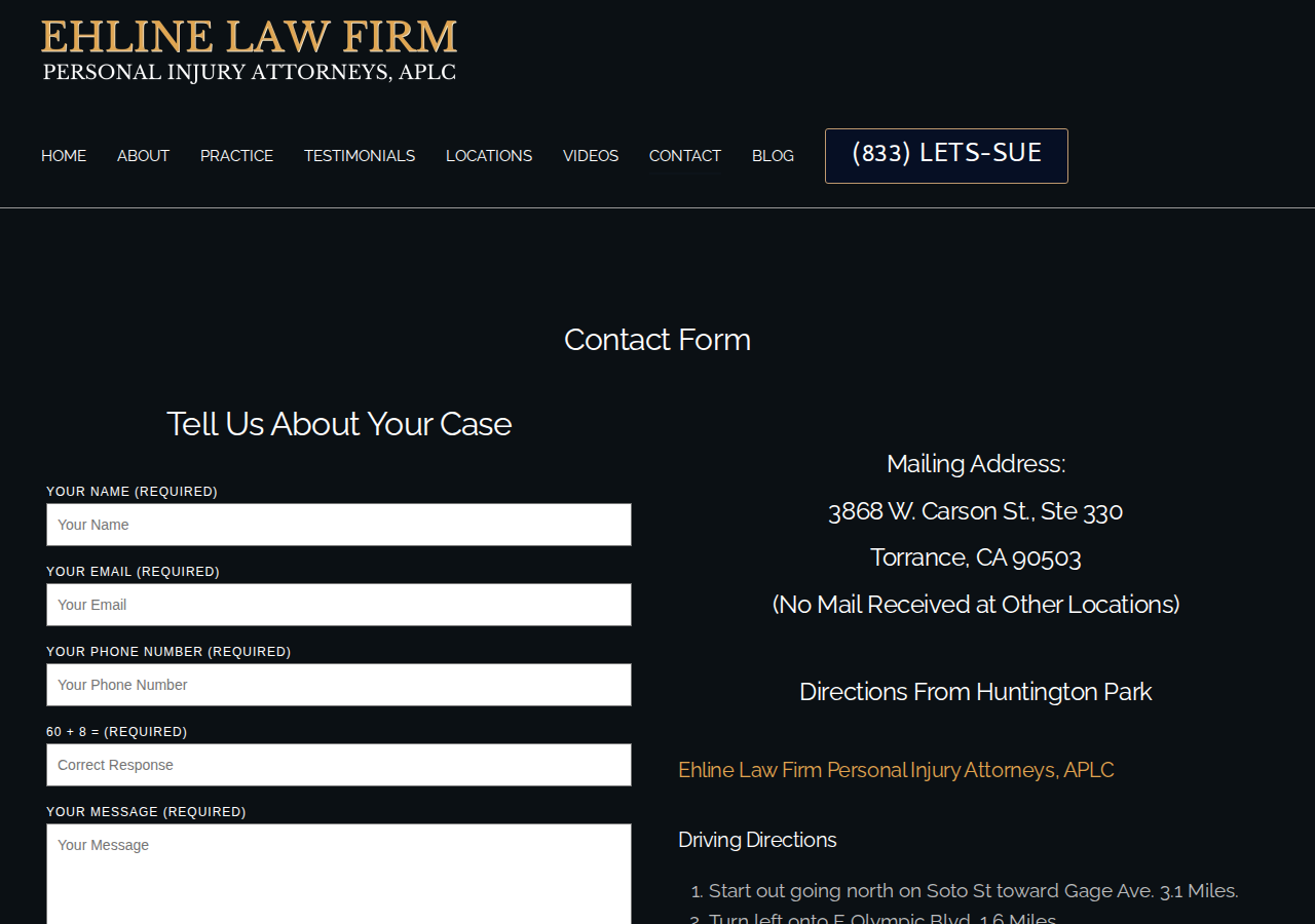Screenshot of Contact A Superior United States Personal Injury Attorney Today!
