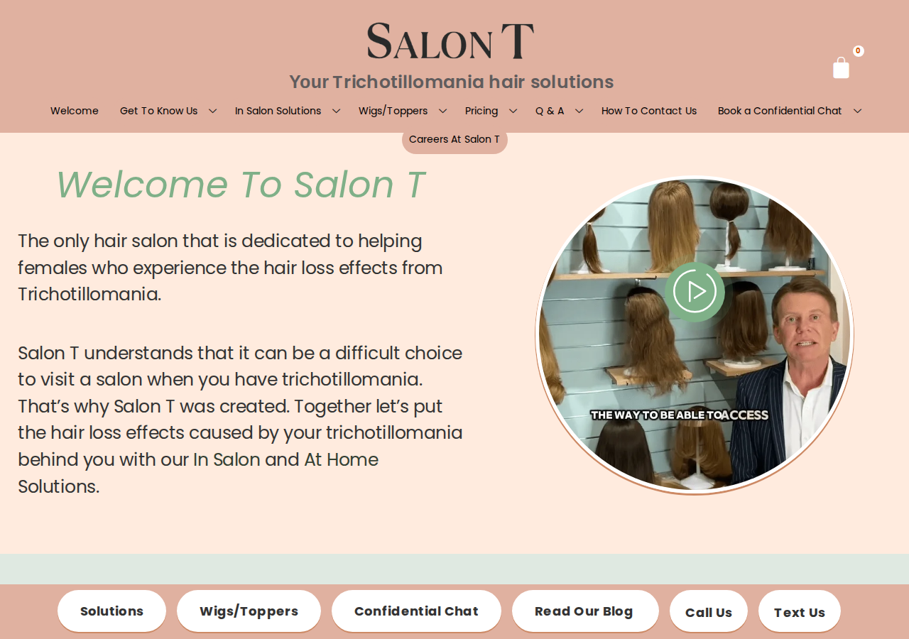 Screenshot of Contact Salon T | Book Your Consultation Today