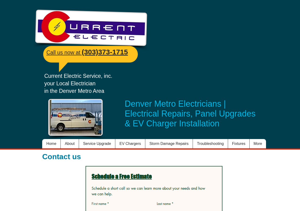 Screenshot of Contact | Current Electric