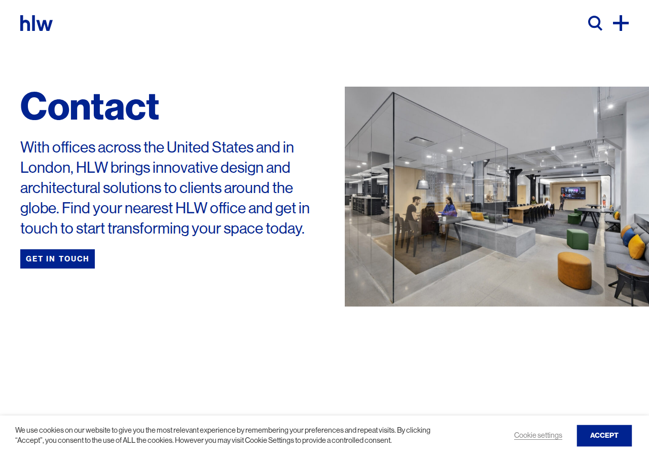 Screenshot of Contact - HLW